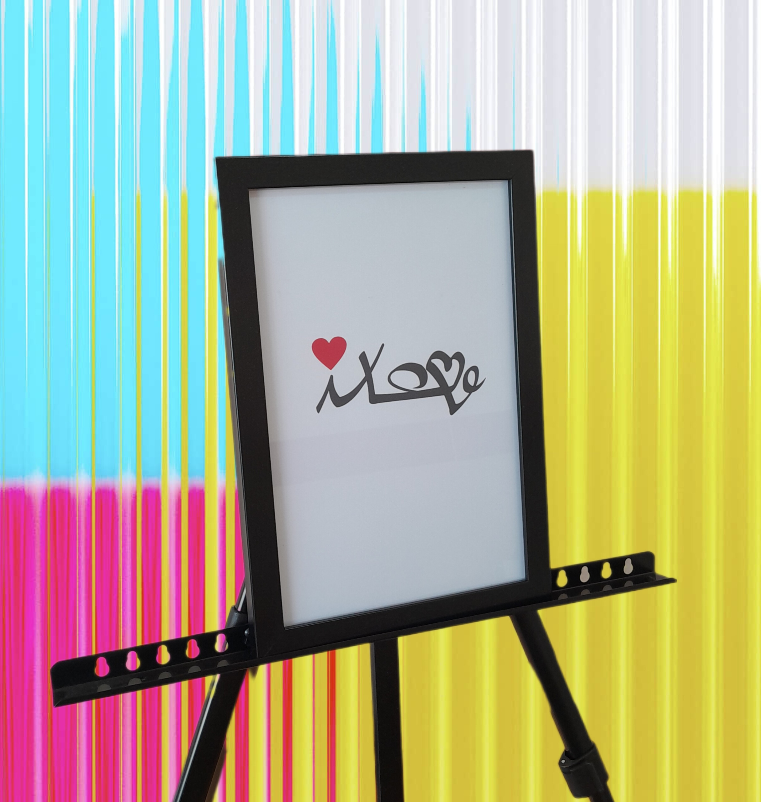 تابلوی چاپی  my love ❤️ سایزکوچک