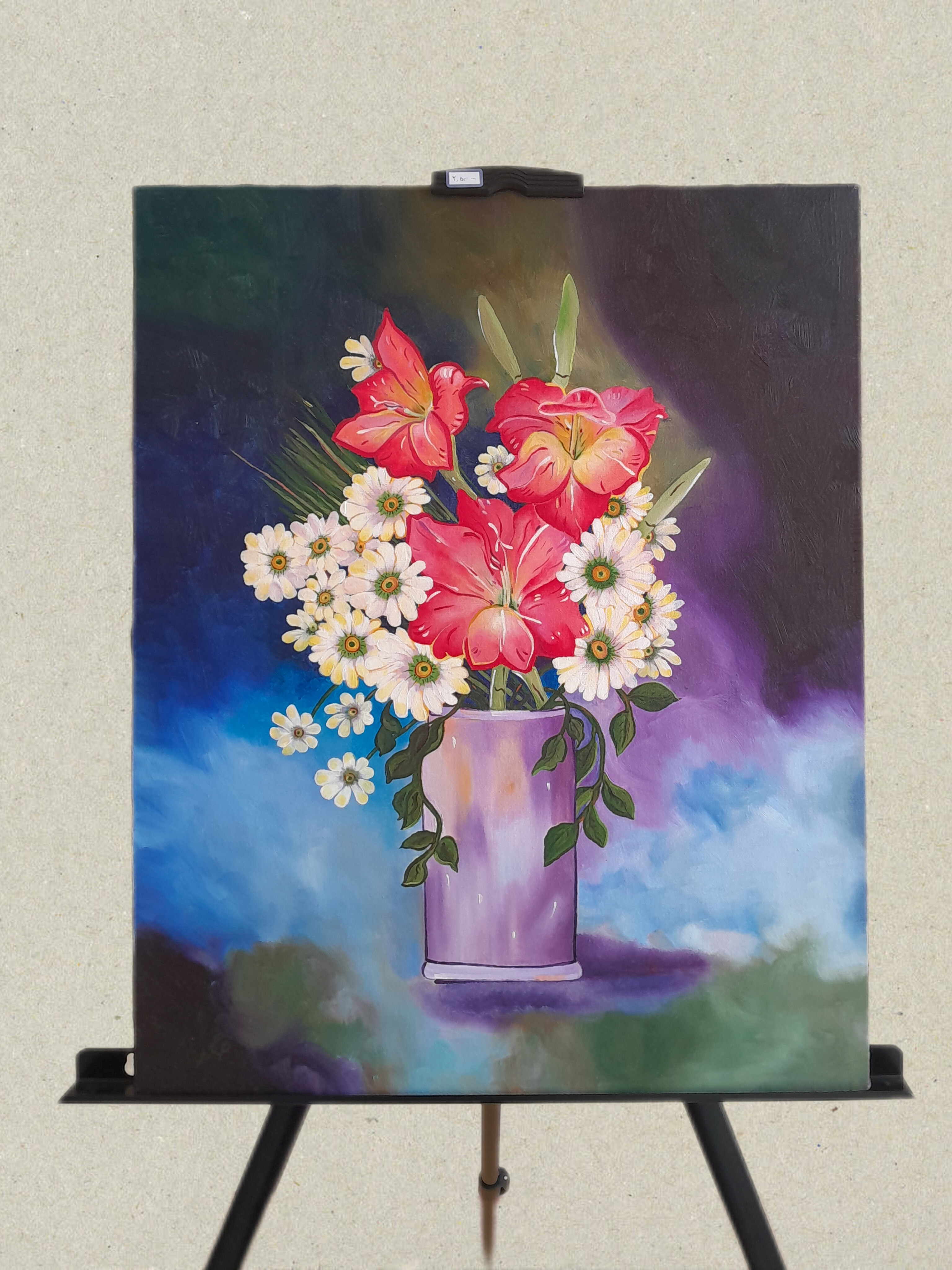 تابلوی نقاشی گلایل ۲